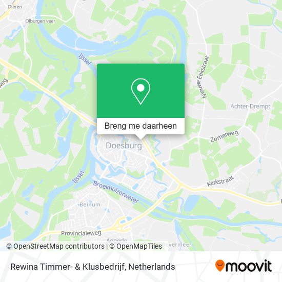 Rewina Timmer- & Klusbedrijf kaart