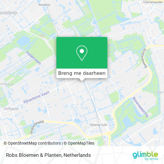 Robs Bloemen & Planten kaart