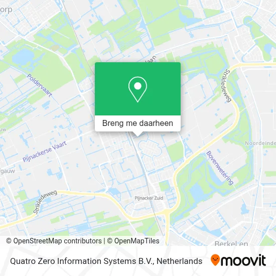 Quatro Zero Information Systems B.V. kaart