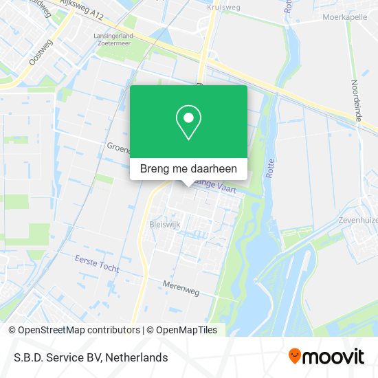 S.B.D. Service BV kaart