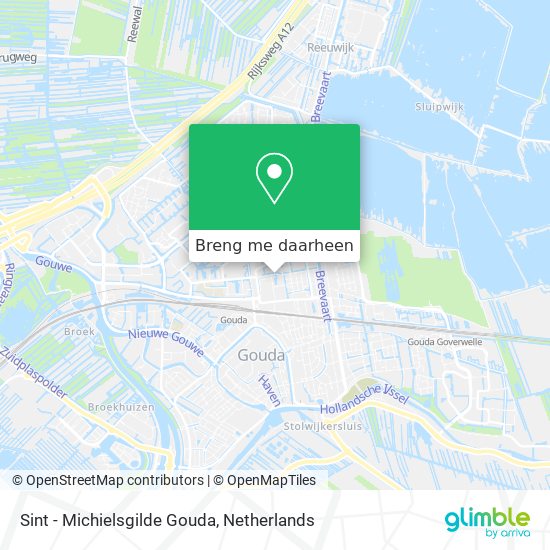 Sint - Michielsgilde Gouda kaart