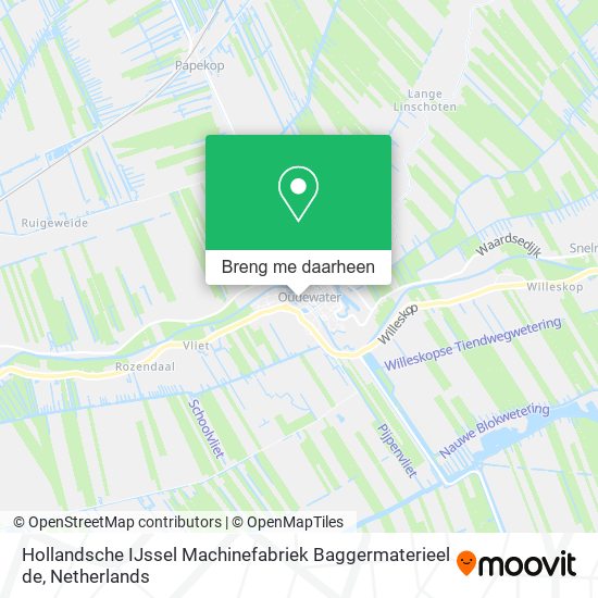 Hollandsche IJssel Machinefabriek Baggermaterieel de kaart