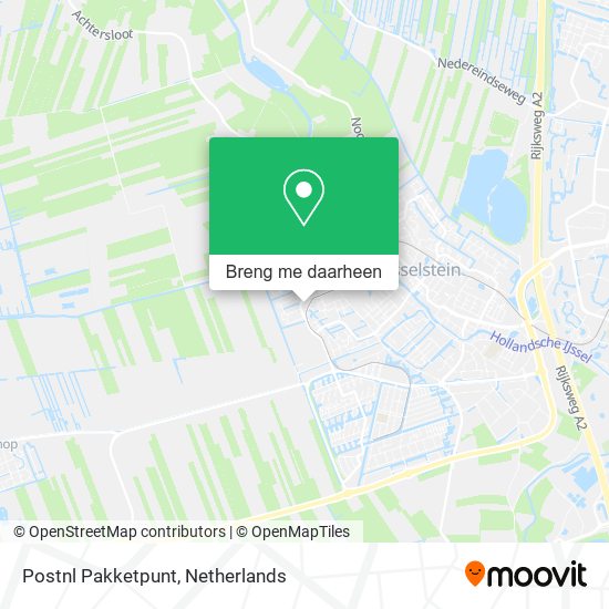 Postnl Pakketpunt kaart