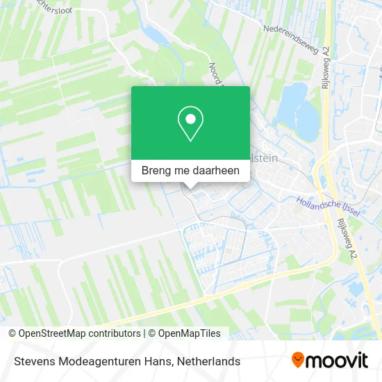 Stevens Modeagenturen Hans kaart