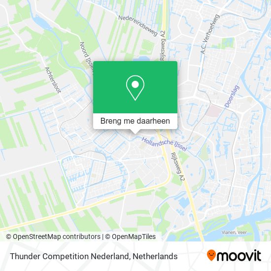 Thunder Competition Nederland kaart