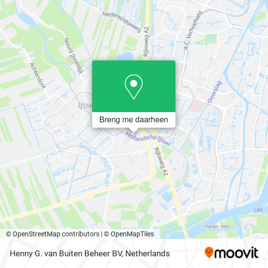 Henny G. van Buiten Beheer BV kaart