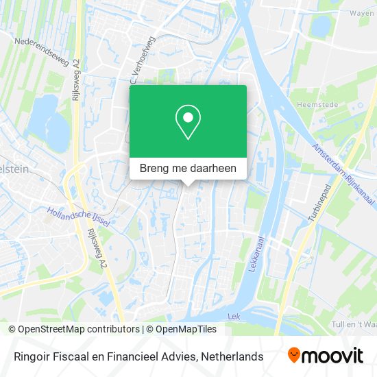 Ringoir Fiscaal en Financieel Advies kaart