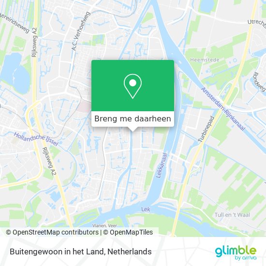 Buitengewoon in het Land kaart