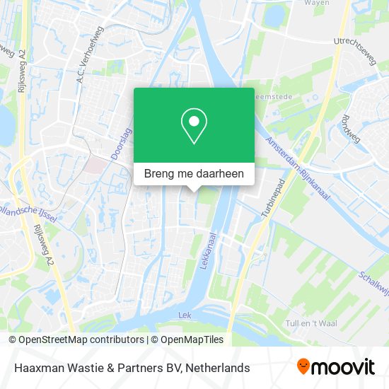 Haaxman Wastie & Partners BV kaart