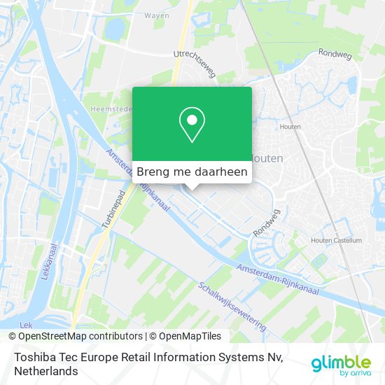 Toshiba Tec Europe Retail Information Systems Nv kaart