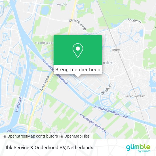 Ibk Service & Onderhoud BV kaart