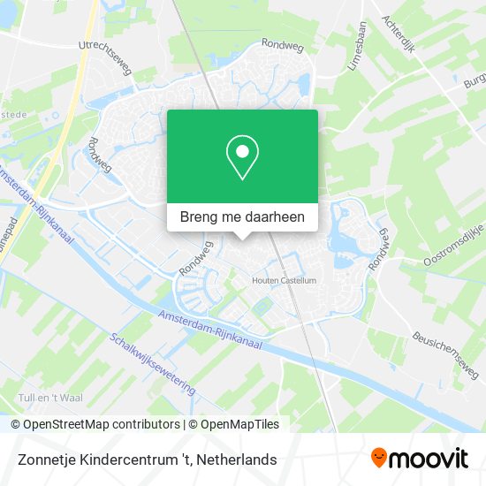 Zonnetje Kindercentrum 't kaart