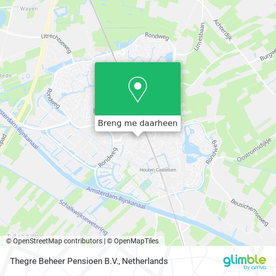 Thegre Beheer Pensioen B.V. kaart