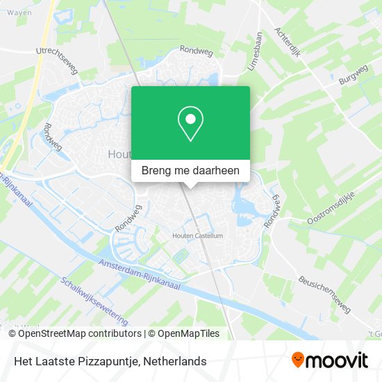 Het Laatste Pizzapuntje kaart