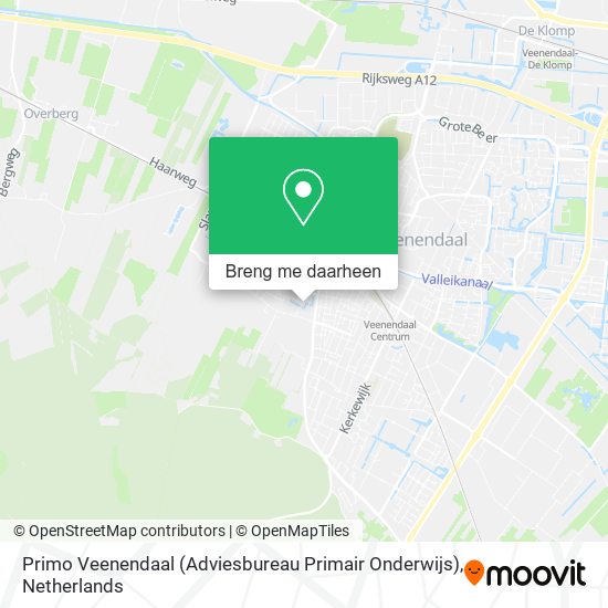 Primo Veenendaal (Adviesbureau Primair Onderwijs) kaart