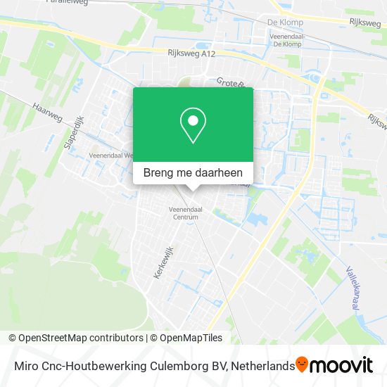 Miro Cnc-Houtbewerking Culemborg BV kaart