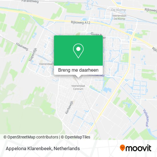 Appelona Klarenbeek kaart