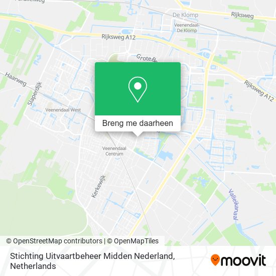 Stichting Uitvaartbeheer Midden Nederland kaart