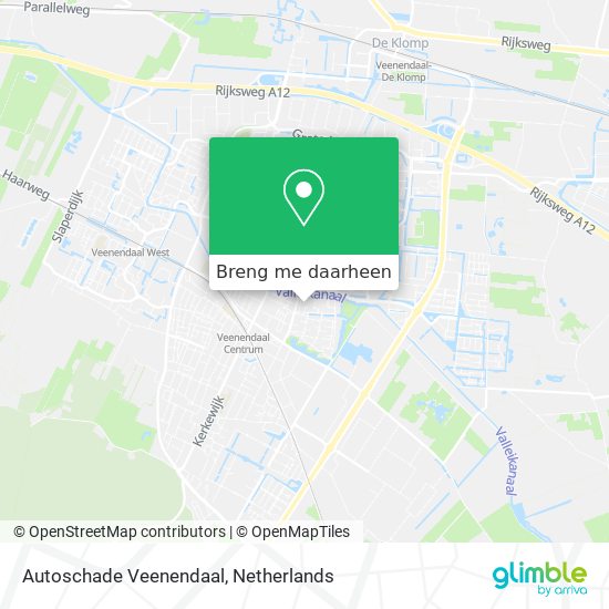 Autoschade Veenendaal kaart