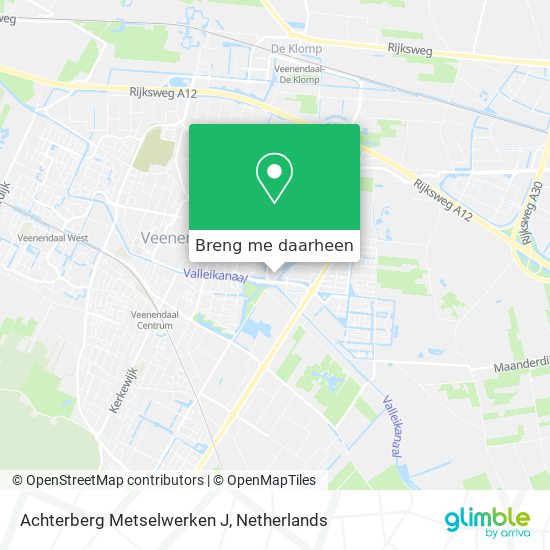 Achterberg Metselwerken J kaart