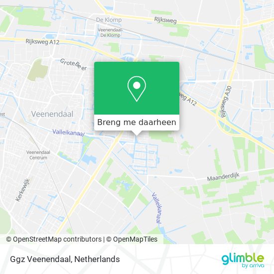 Ggz Veenendaal kaart