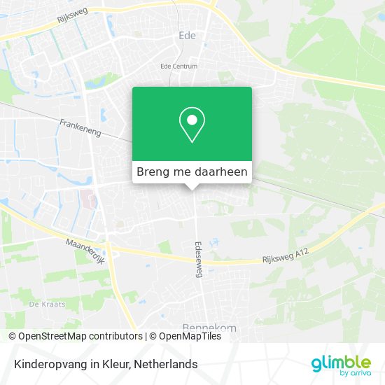 Kinderopvang in Kleur kaart