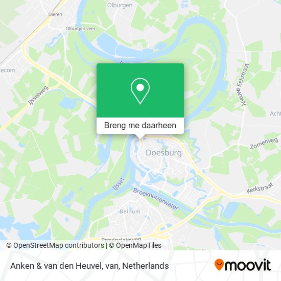 Anken & van den Heuvel, van kaart