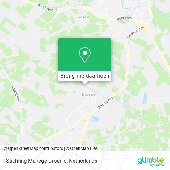 Stichting Manege Groenlo kaart