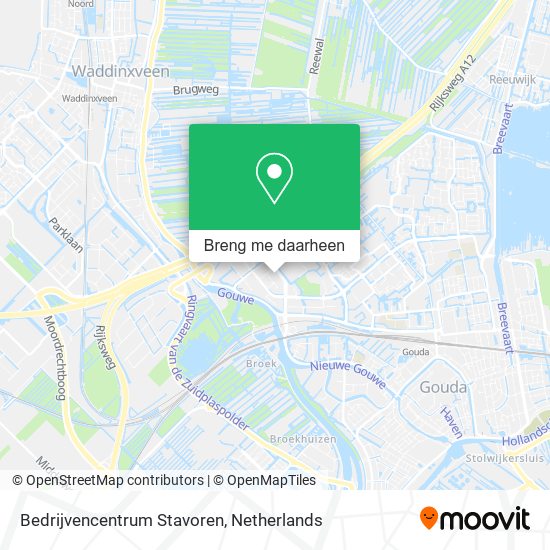 Bedrijvencentrum Stavoren kaart