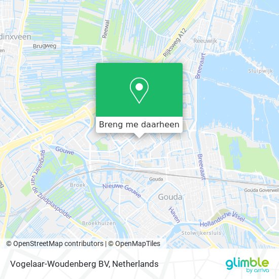 Vogelaar-Woudenberg BV kaart