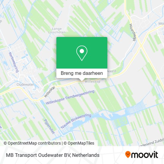 MB Transport Oudewater BV kaart