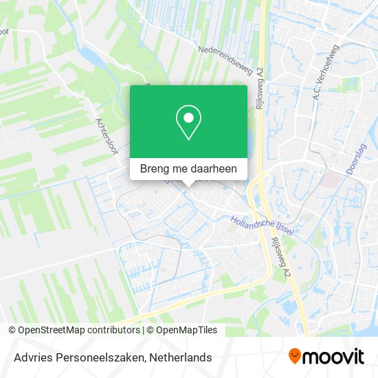 Advries Personeelszaken kaart