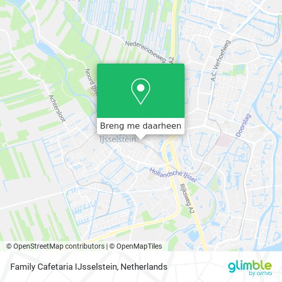 Family Cafetaria IJsselstein kaart