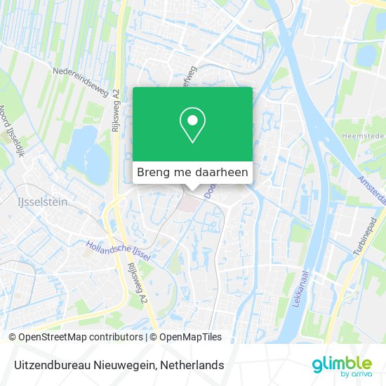 Uitzendbureau Nieuwegein kaart