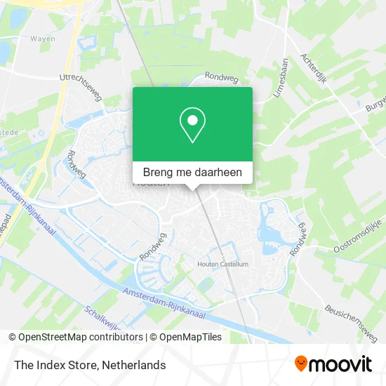 The Index Store kaart