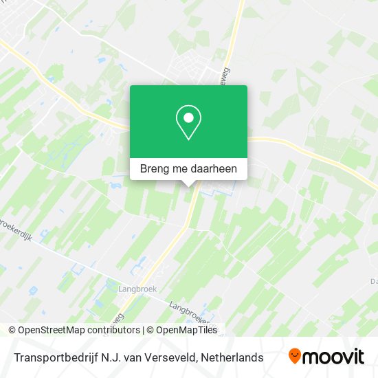 Transportbedrijf N.J. van Verseveld kaart