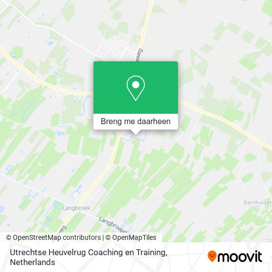 Utrechtse Heuvelrug Coaching en Training kaart