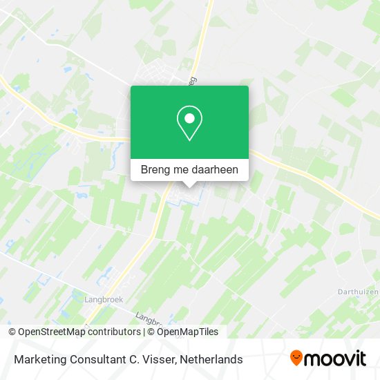 Marketing Consultant C. Visser kaart