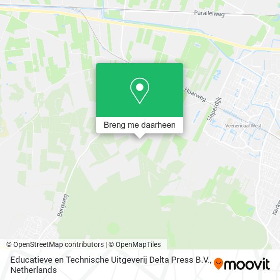 Educatieve en Technische Uitgeverij Delta Press B.V. kaart
