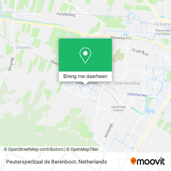 Peutersperlzaal de Berenboot kaart