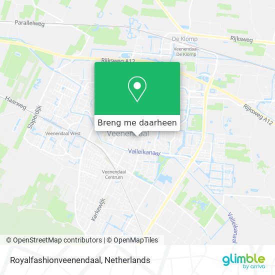 Royalfashionveenendaal kaart