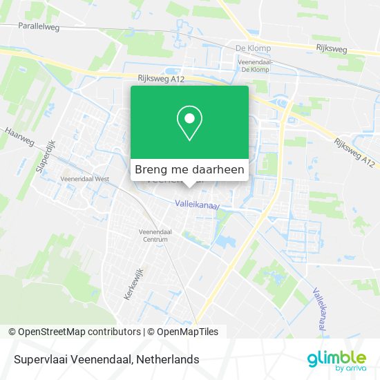 Supervlaai Veenendaal kaart