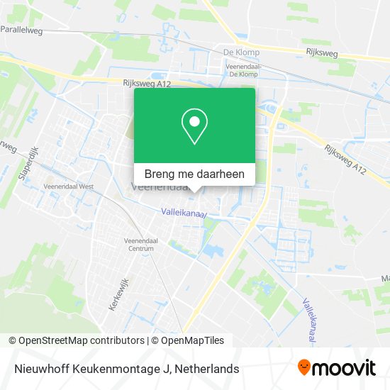 Nieuwhoff Keukenmontage J kaart