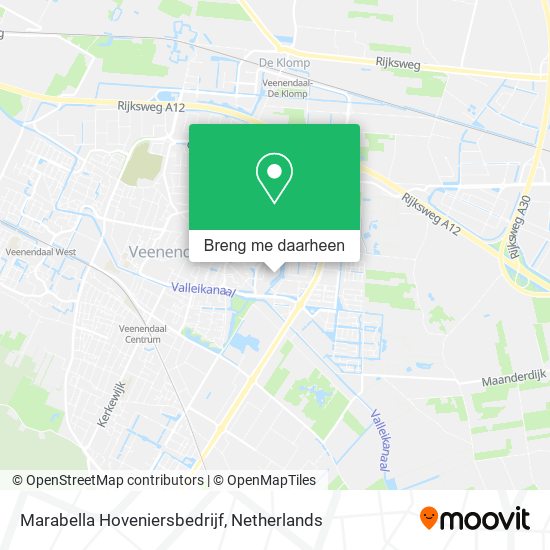 Marabella Hoveniersbedrijf kaart