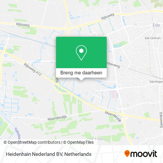 Heidenhain Nederland BV kaart