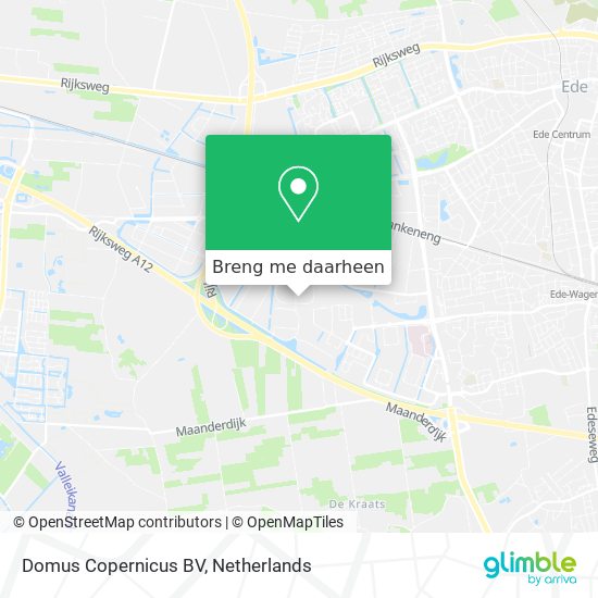 Domus Copernicus BV kaart