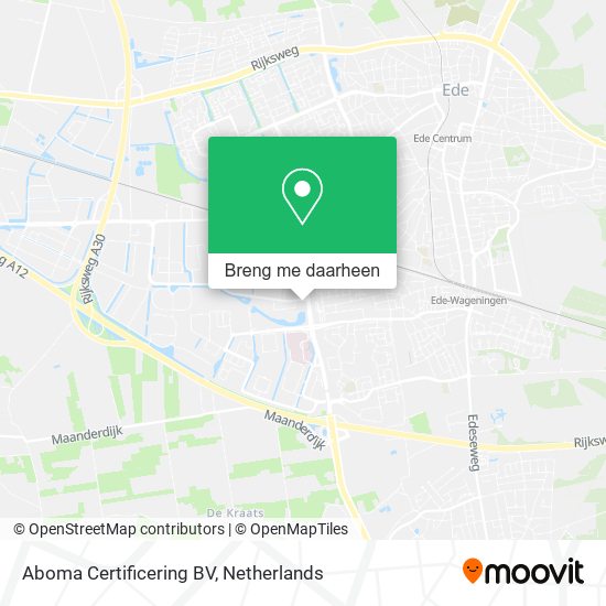 Aboma Certificering BV kaart