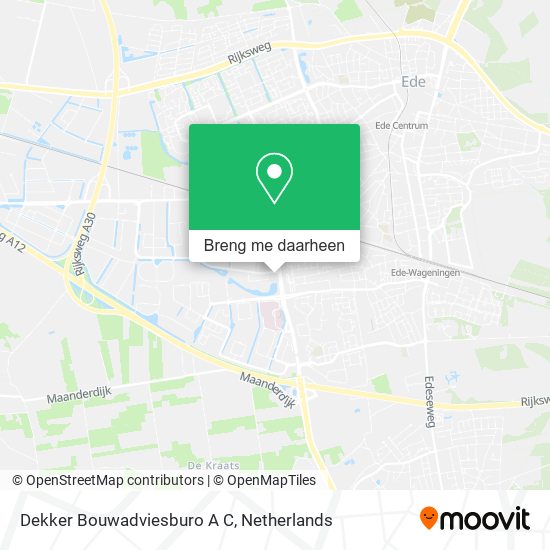 Dekker Bouwadviesburo A C kaart