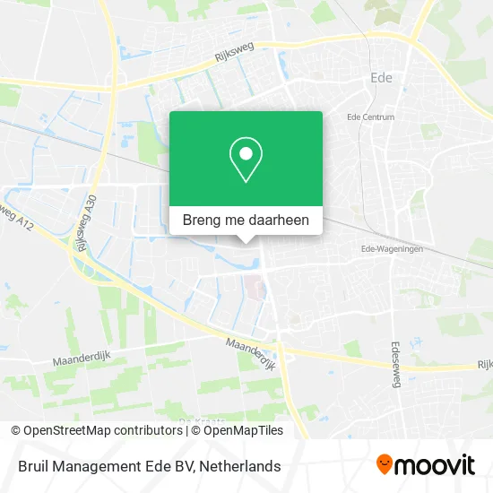 Bruil Management Ede BV kaart