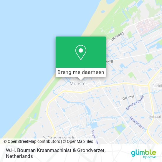 W.H. Bouman Kraanmachinist & Grondverzet kaart